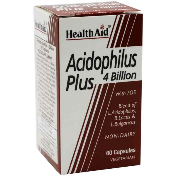 HEALTH AID ACIDOPHILUS X60 CAPS(VEGAN)