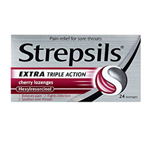 STREPSILS EXTRA TRIPLE ACTION X24(CHERRY) BLISTER
