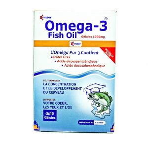 EMZOR OMEGA-3 FISH OIL(BLISTER)